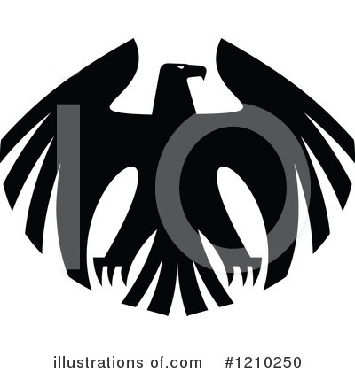Royalty-Free (RF) Eagle Clipart Illustration by Vector Tradition SM - Stock Sample #1210250