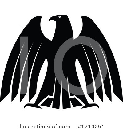 Royalty-Free (RF) Eagle Clipart Illustration by Vector Tradition SM - Stock Sample #1210251