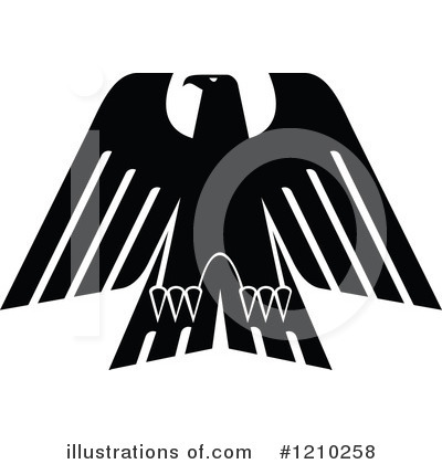 Royalty-Free (RF) Eagle Clipart Illustration by Vector Tradition SM - Stock Sample #1210258