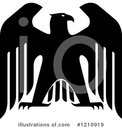 Royalty-Free (RF) Eagle Clipart Illustration by Vector Tradition SM - Stock Sample #1210919