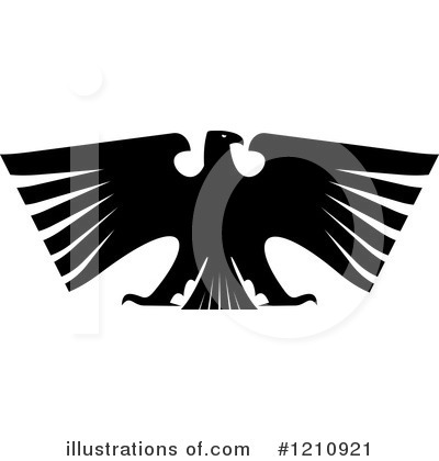 Royalty-Free (RF) Eagle Clipart Illustration by Vector Tradition SM - Stock Sample #1210921