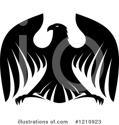 Royalty-Free (RF) Eagle Clipart Illustration by Vector Tradition SM - Stock Sample #1210923