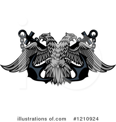 Royalty-Free (RF) Eagle Clipart Illustration by Vector Tradition SM - Stock Sample #1210924