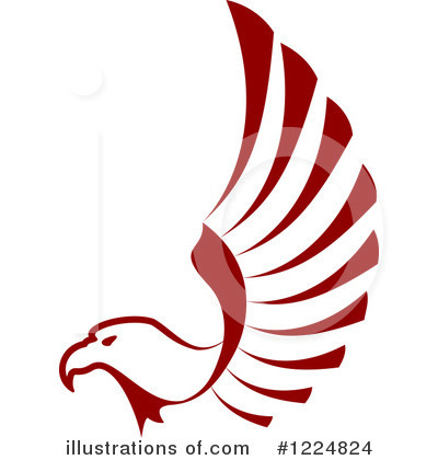 Royalty-Free (RF) Eagle Clipart Illustration by Vector Tradition SM - Stock Sample #1224824