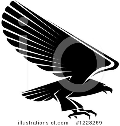 Royalty-Free (RF) Eagle Clipart Illustration by Vector Tradition SM - Stock Sample #1228269