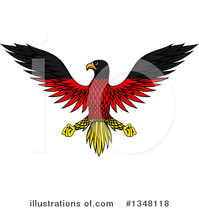 Royalty-Free (RF) Eagle Clipart Illustration by Vector Tradition SM - Stock Sample #1348118
