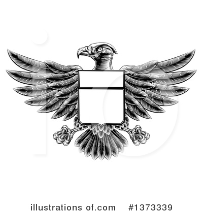 Royalty-Free (RF) Eagle Clipart Illustration by AtStockIllustration - Stock Sample #1373339