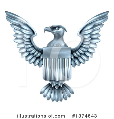 Royalty-Free (RF) Eagle Clipart Illustration by AtStockIllustration - Stock Sample #1374643