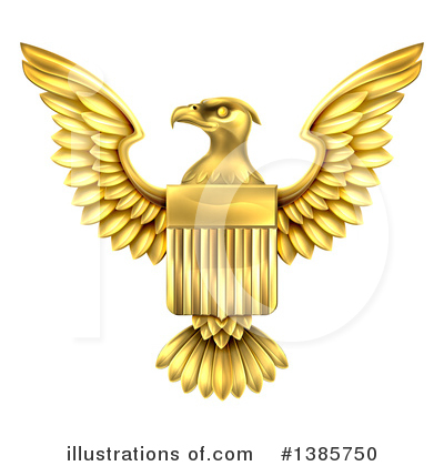 Royalty-Free (RF) Eagle Clipart Illustration by AtStockIllustration - Stock Sample #1385750