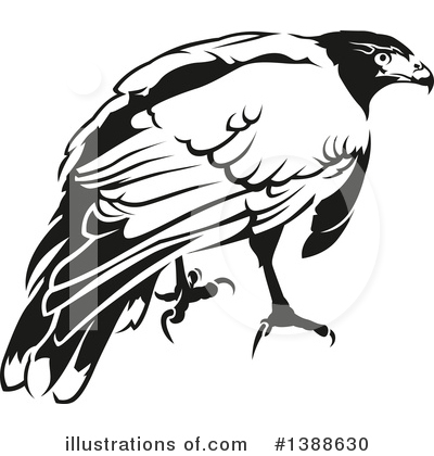 Royalty-Free (RF) Eagle Clipart Illustration by dero - Stock Sample #1388630