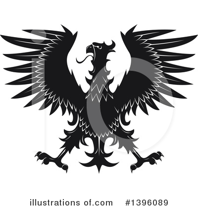 Royalty-Free (RF) Eagle Clipart Illustration by Vector Tradition SM - Stock Sample #1396089