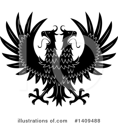 Royalty-Free (RF) Eagle Clipart Illustration by Vector Tradition SM - Stock Sample #1409488