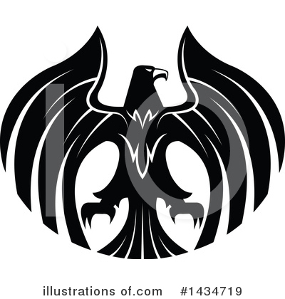 Royalty-Free (RF) Eagle Clipart Illustration by Vector Tradition SM - Stock Sample #1434719