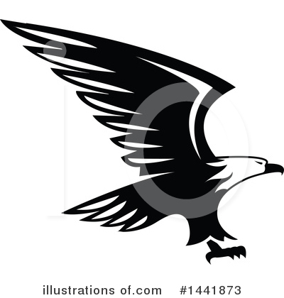 Royalty-Free (RF) Eagle Clipart Illustration by Vector Tradition SM - Stock Sample #1441873