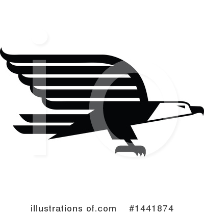 Royalty-Free (RF) Eagle Clipart Illustration by Vector Tradition SM - Stock Sample #1441874