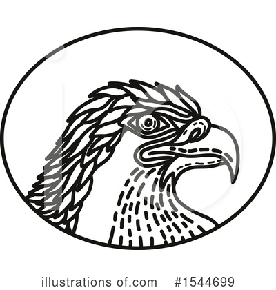Royalty-Free (RF) Eagle Clipart Illustration by patrimonio - Stock Sample #1544699