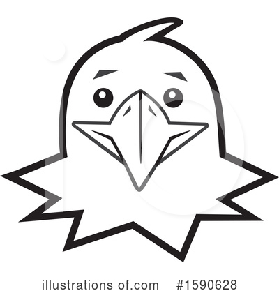 Royalty-Free (RF) Eagle Clipart Illustration by Johnny Sajem - Stock Sample #1590628