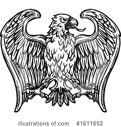 Royalty-Free (RF) Eagle Clipart Illustration by Vector Tradition SM - Stock Sample #1611652