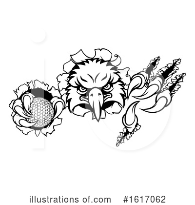 Royalty-Free (RF) Eagle Clipart Illustration by AtStockIllustration - Stock Sample #1617062