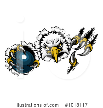 Royalty-Free (RF) Eagle Clipart Illustration by AtStockIllustration - Stock Sample #1618117