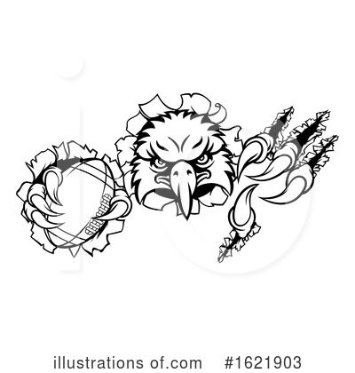 Royalty-Free (RF) Eagle Clipart Illustration by AtStockIllustration - Stock Sample #1621903