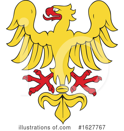 Royalty-Free (RF) Eagle Clipart Illustration by dero - Stock Sample #1627767