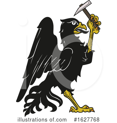 Royalty-Free (RF) Eagle Clipart Illustration by dero - Stock Sample #1627768