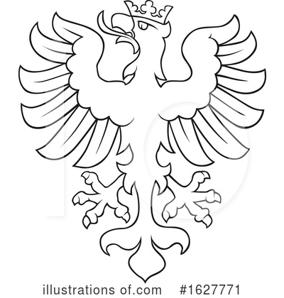 Royalty-Free (RF) Eagle Clipart Illustration by dero - Stock Sample #1627771
