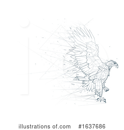 Royalty-Free (RF) Eagle Clipart Illustration by dero - Stock Sample #1637686