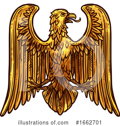 Royalty-Free (RF) Eagle Clipart Illustration by Vector Tradition SM - Stock Sample #1662701