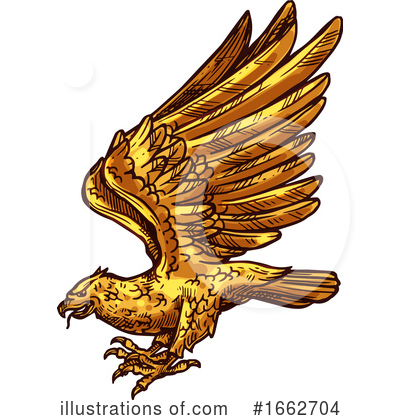 Royalty-Free (RF) Eagle Clipart Illustration by Vector Tradition SM - Stock Sample #1662704