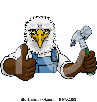Royalty-Free (RF) Eagle Clipart Illustration by AtStockIllustration - Stock Sample #1692382
