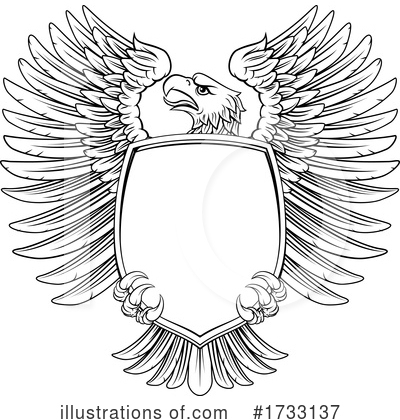Royalty-Free (RF) Eagle Clipart Illustration by AtStockIllustration - Stock Sample #1733137