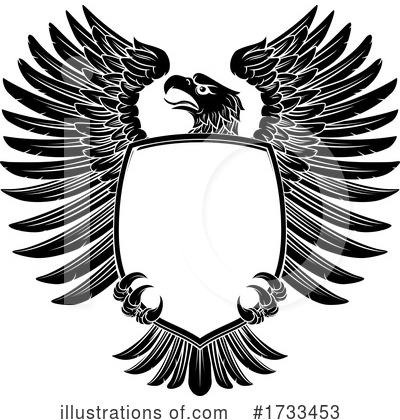 Royalty-Free (RF) Eagle Clipart Illustration by AtStockIllustration - Stock Sample #1733453