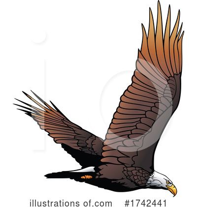 Royalty-Free (RF) Eagle Clipart Illustration by dero - Stock Sample #1742441