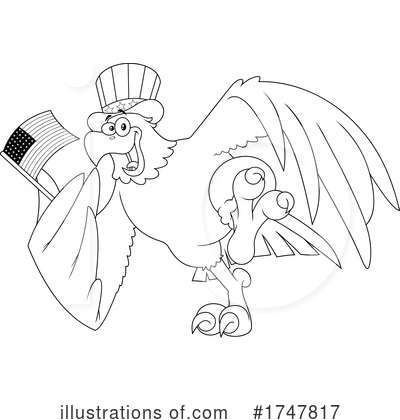 Royalty-Free (RF) Eagle Clipart Illustration by Hit Toon - Stock Sample #1747817