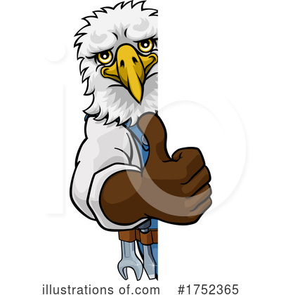 Royalty-Free (RF) Eagle Clipart Illustration by AtStockIllustration - Stock Sample #1752365
