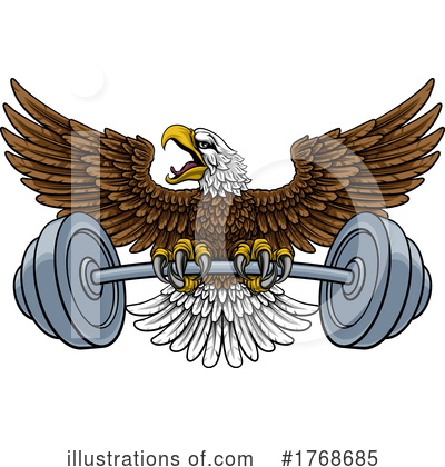 Royalty-Free (RF) Eagle Clipart Illustration by AtStockIllustration - Stock Sample #1768685