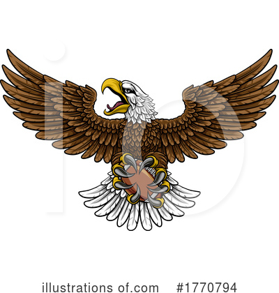 Royalty-Free (RF) Eagle Clipart Illustration by AtStockIllustration - Stock Sample #1770794
