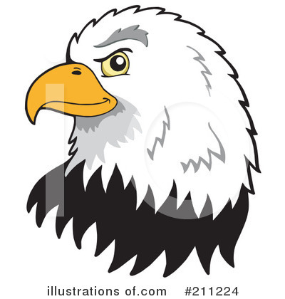 Royalty-Free (RF) Eagle Clipart Illustration by visekart - Stock Sample #211224