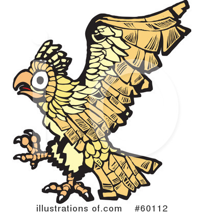 Royalty-Free (RF) Eagle Clipart Illustration by xunantunich - Stock Sample #60112