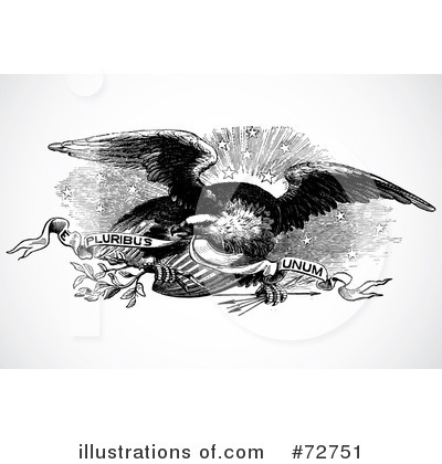 Royalty-Free (RF) Eagle Clipart Illustration by BestVector - Stock Sample #72751