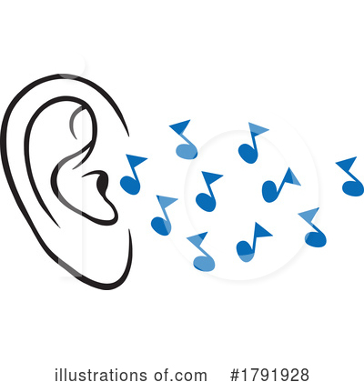 Royalty-Free (RF) Ear Clipart Illustration by Johnny Sajem - Stock Sample #1791928