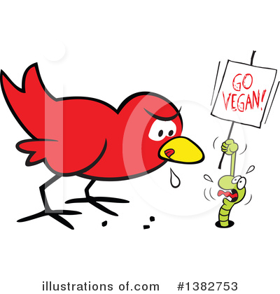 Royalty-Free (RF) Early Bird Clipart Illustration by Johnny Sajem - Stock Sample #1382753