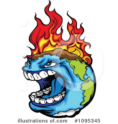 Royalty-Free (RF) Earth Clipart Illustration by Chromaco - Stock Sample #1095345