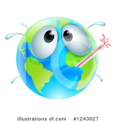 Royalty-Free (RF) Earth Clipart Illustration by AtStockIllustration - Stock Sample #1243627