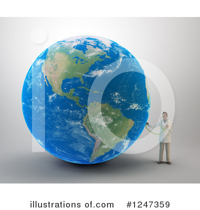 Royalty-Free (RF) Earth Clipart Illustration by Mopic - Stock Sample #1247359
