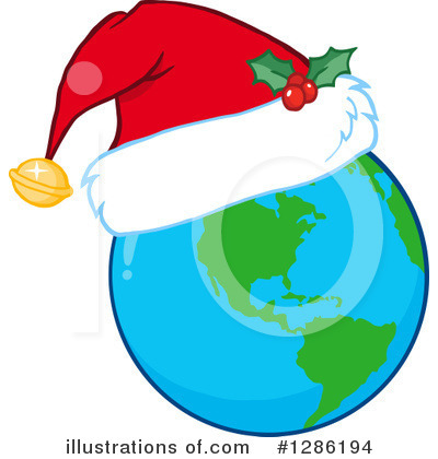 Santa Hat Clipart #1286194 by Hit Toon