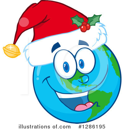 Royalty-Free (RF) Earth Clipart Illustration by Hit Toon - Stock Sample #1286195