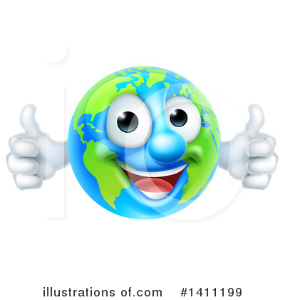 Royalty-Free (RF) Earth Clipart Illustration by AtStockIllustration - Stock Sample #1411199